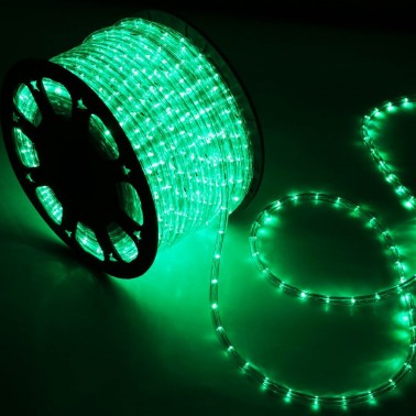 Wąż LED zielony